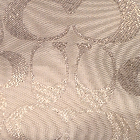 Coach Metallic Beige Wristlet - Picture 3 of 11